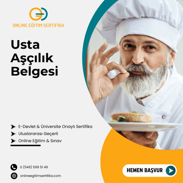Usta Aşçılık Belgesi