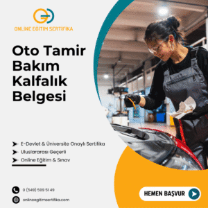 Oto Tamir Bakım Kalfalık Belgesi