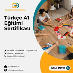 Türkçe A1 Eğitimi Sertifikası