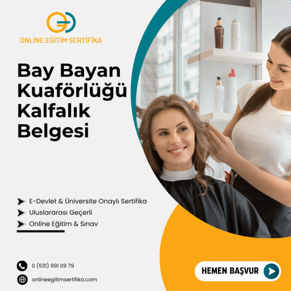 Bay Bayan Kuaförlüğü Kalfalık Belgesi