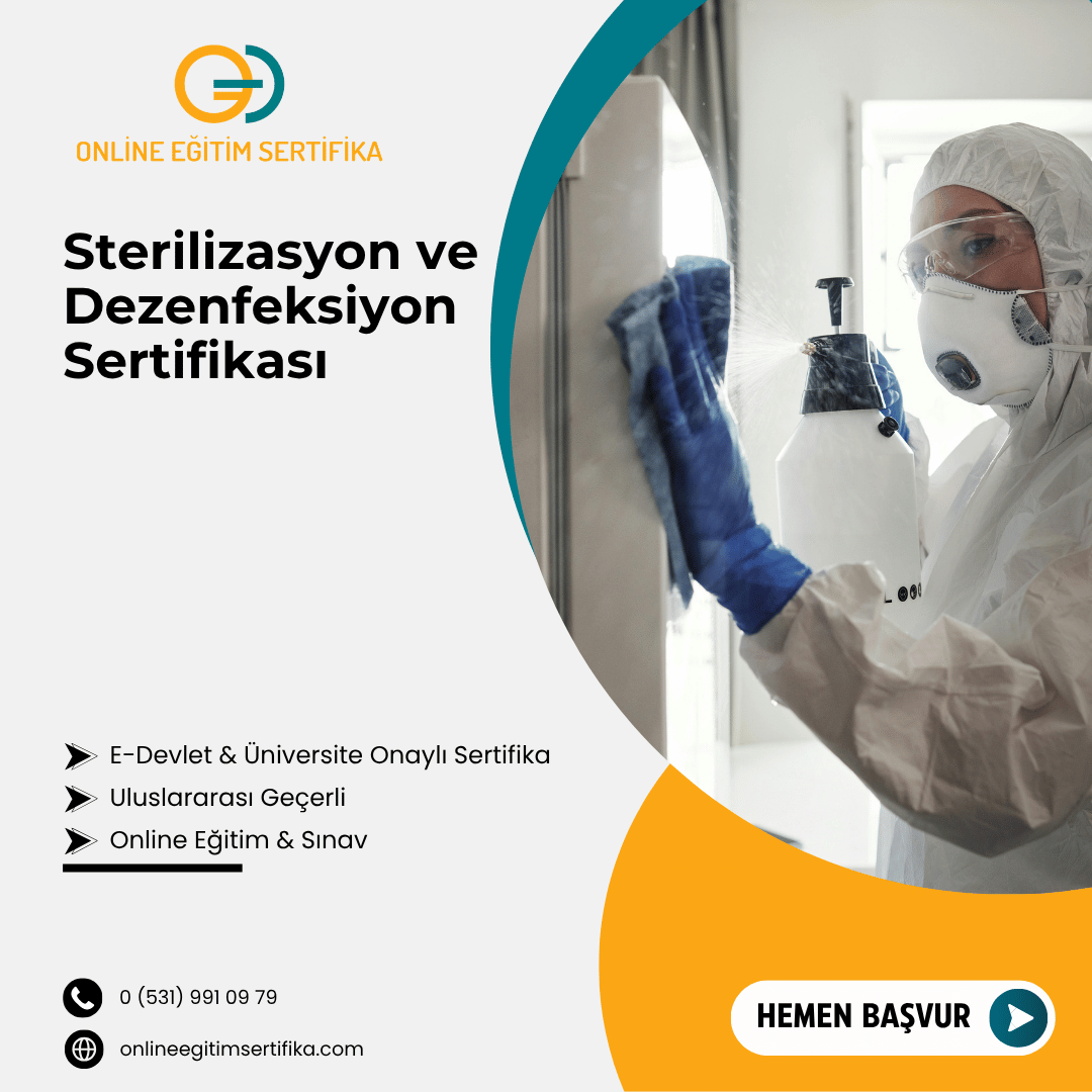 Sterilizasyon ve Dezenfeksiyon Sertifikası
