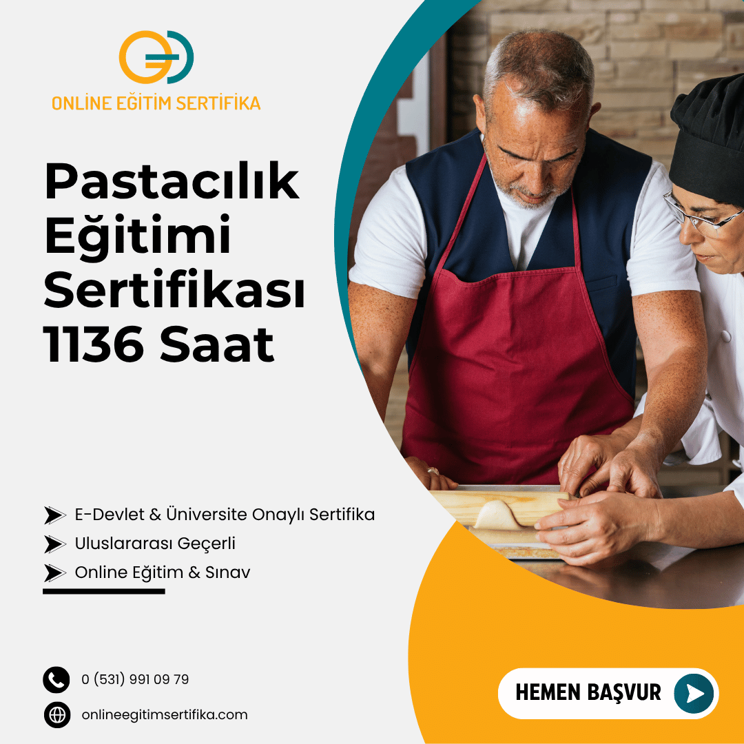 Pastacılık Eğitimi Sertifikası 1136 Saat