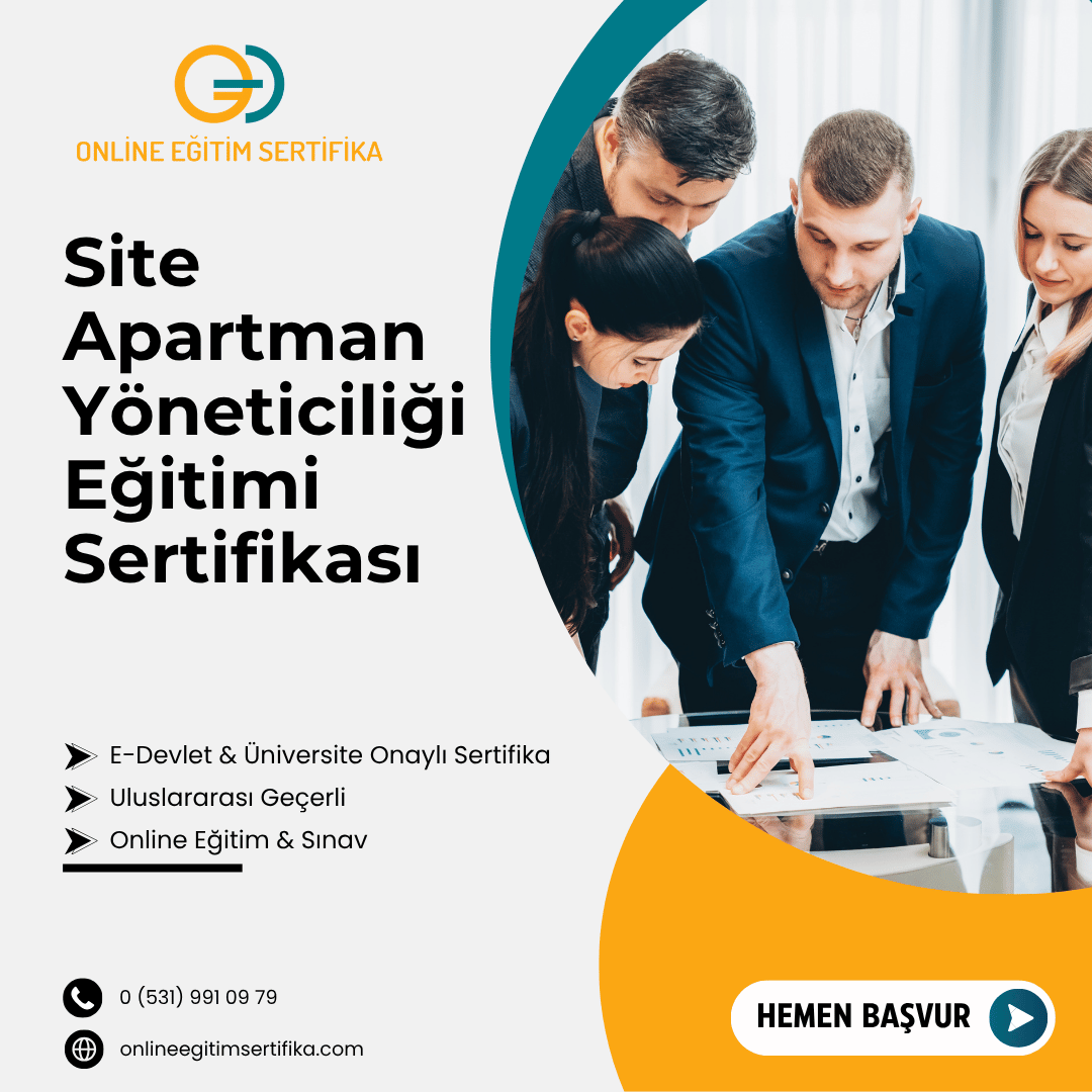Site Apartman Yöneticiliği Eğitimi Sertifikası