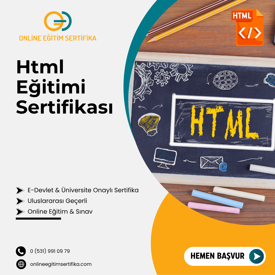 Html Eğitimi Sertifikası
