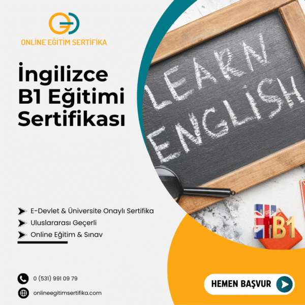 İngilizce B1 Eğitimi Sertifikası