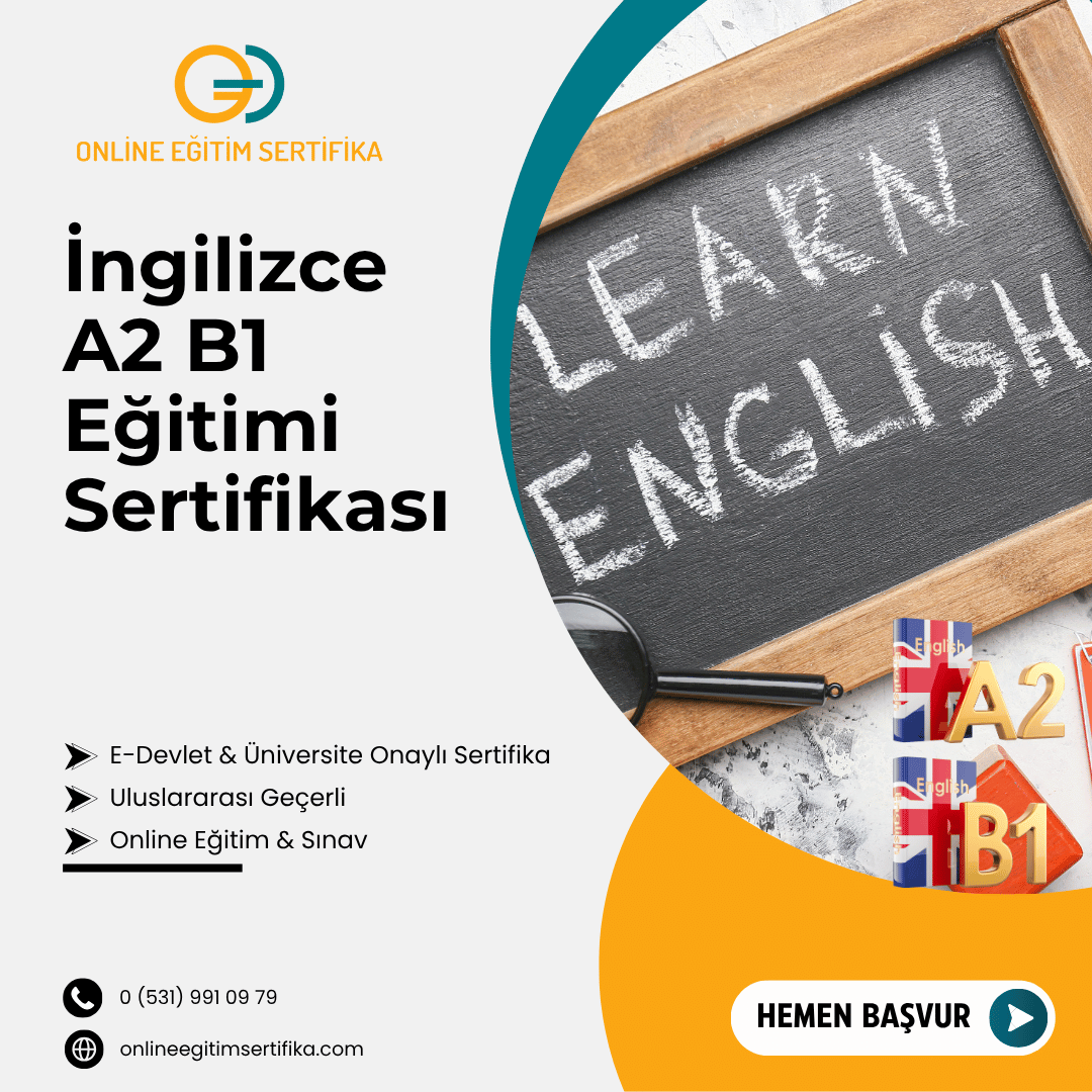 İngilizce A2 B1 Eğitimi Sertifikası